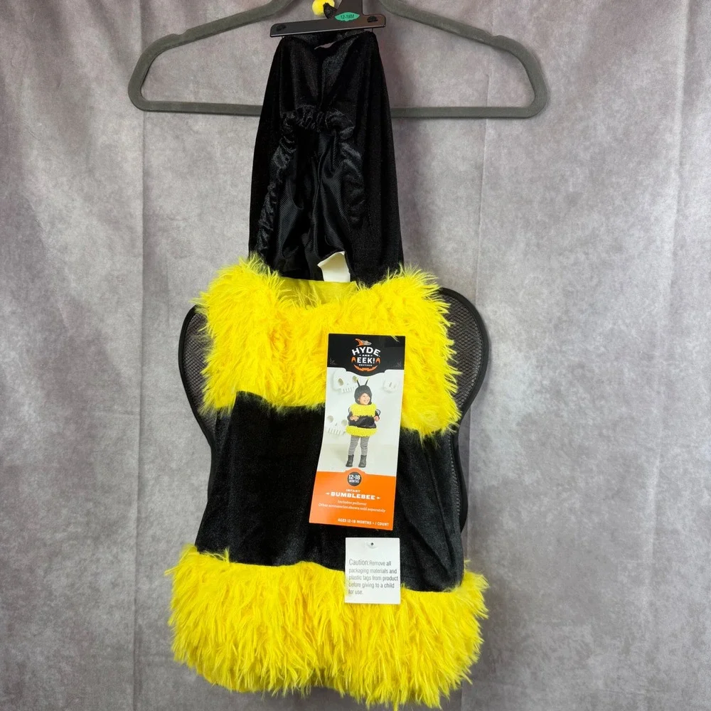 Hyde and EEK Boutique Infant Bumblebee Costume Yellow Black 12-18M F00254847
